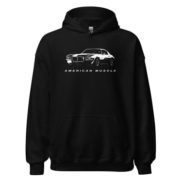 snd gen split bumper camaro hoodie in black
